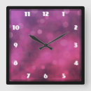 Search for purple glitter clocks Bokeh