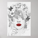 Search for white lips posters Illustration