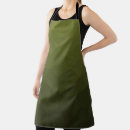 Search for green olive aprons Military