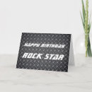 Search for rock star birthday cards Music
