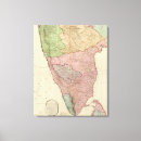 Search for india canvas prints Map