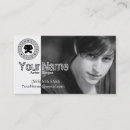 Recherche de headshots cartes visite Modèle