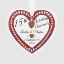 Search for 15th wedding anniversary ornaments Couple