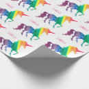 Search for rainbow unicorn wrapping paper Kids
