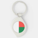 Search for madagascar keychains Flag of madagascar