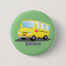 Search for bus driver buttons Cartoon