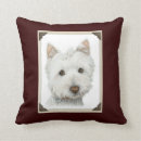 Search for westie pillows White