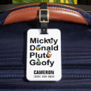 Search for pluto luggage tags Goofy