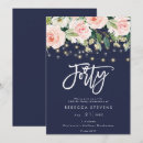Search for rustic 40th birthday invitations Greenery