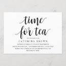 Search for afternoon brunch invitations Time for tea