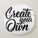Search for round pillows Create your own