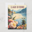 Recherche de lago di como cartes postales Rétro
