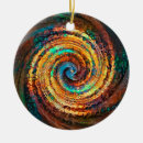 Search for glowing ornaments Abstract