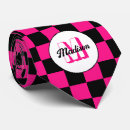 Search for hot pink and black ties Cool