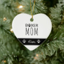 Search for boxer dog ornaments Puppy