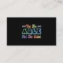 Search for autism awareness business cards Neurodiverse