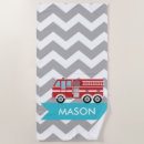 Search for truck beach towels Fire engine