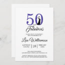Search for royal blue 50th birthday invitations Fifty