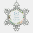 Search for 60th wedding anniversary ornaments 60 years