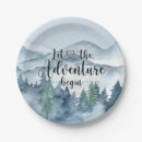 Search for mountain paper plates Rustic