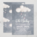 Recherche de cloud baby shower fille invitations Nuage