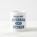 Search for worlds best husband and father mugs World's best dad