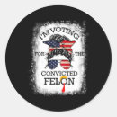 Search for convictions stickers President