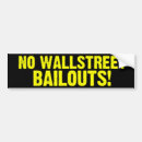 Search for bailouts bumper stickers Government