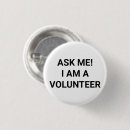 Recherche de bouton blanc badges Volunteer