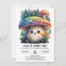 Search for toadstool birthday invitations Mushroom