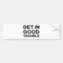Search for trouble bumper stickers Funny