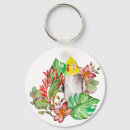 Search for tropical flower keychains Greenery