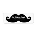 Search for mustache return address labels White
