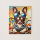 Search for christmas dogs puzzles French bulldog