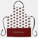 Search for ladybug pattern aprons Red