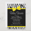 Search for zebra print baby shower invitations Modern