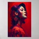 Recherche de robe rouge posters Surréaliste