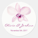 Search for purple orchids stickers Watercolor