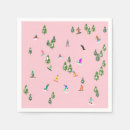 Search for pink christmas napkins Snow