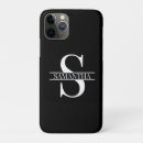 Search for black iphone cases Monogram initials