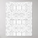 Search for art deco pattern posters Black and white
