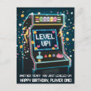 Search for level up birthday cards Arcade
