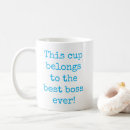 Search for best ever boss mugs Typography