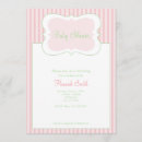 Search for candy striped invitations Pink