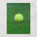 Recherche de tennis postcards Balle