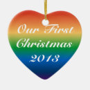 Search for gay couple ornaments Rainbow flag