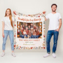 Search for thanksgiving blankets Family photo