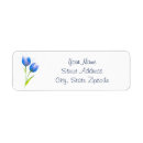 Search for purple tulip return address labels Green