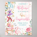 Search for alice in wonderland party signs Mad tea party