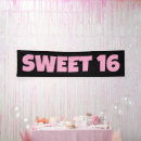 Search for sweet 16 banners Pink